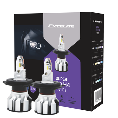 Лампа H4 LED 12-24V Super Excelite комплект мощная светодиодная