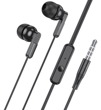 Гарнитура HOCO M121, вакуумные, разъем Jack, кабель 1.2 м black