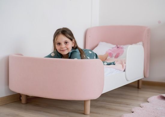 Комплект чехлов для кровати KIDI Soft для детей от 3 до 7 лет (розовый)