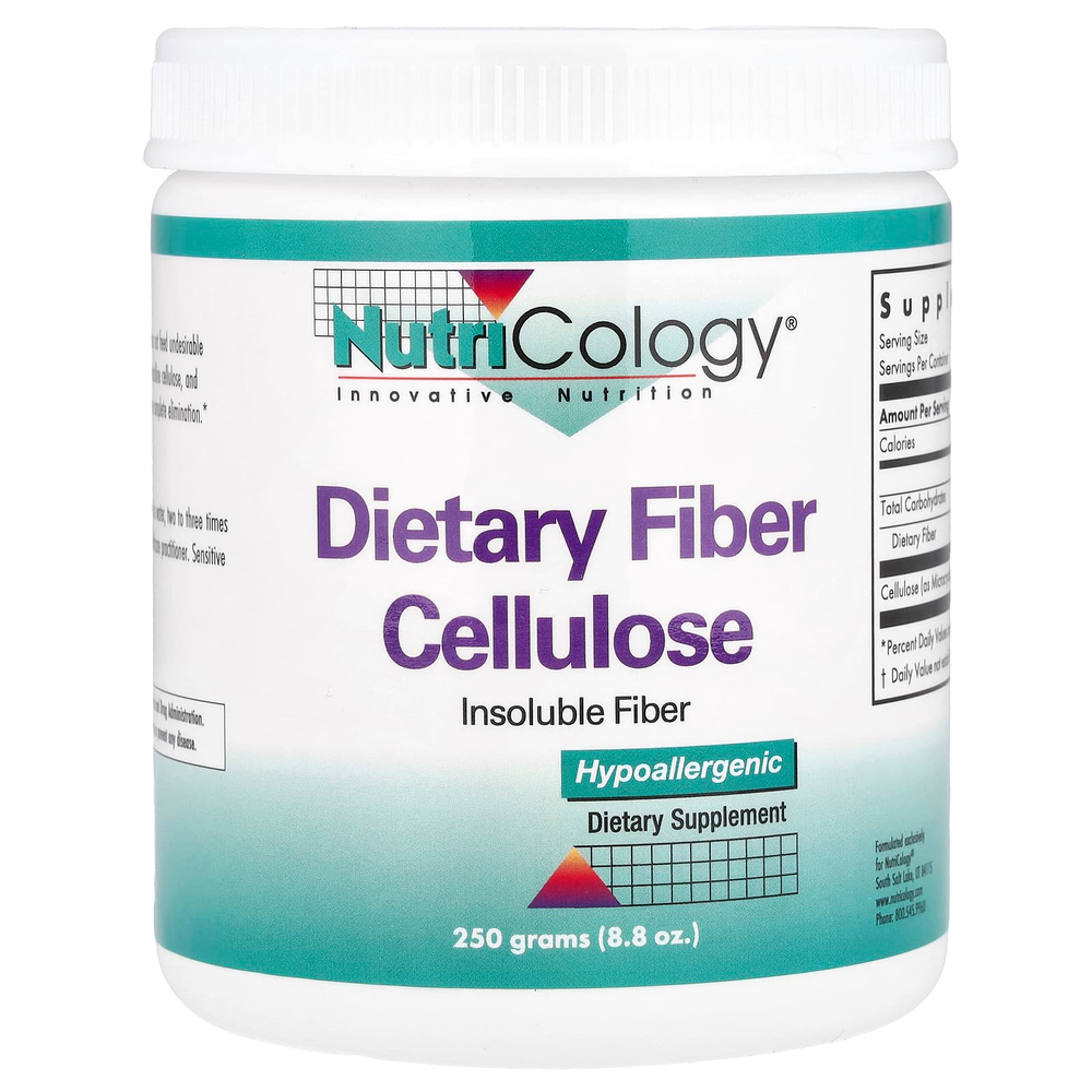 Nutricology, Порошок из пищевой целлюлозы, 8,8 унций (250 г)