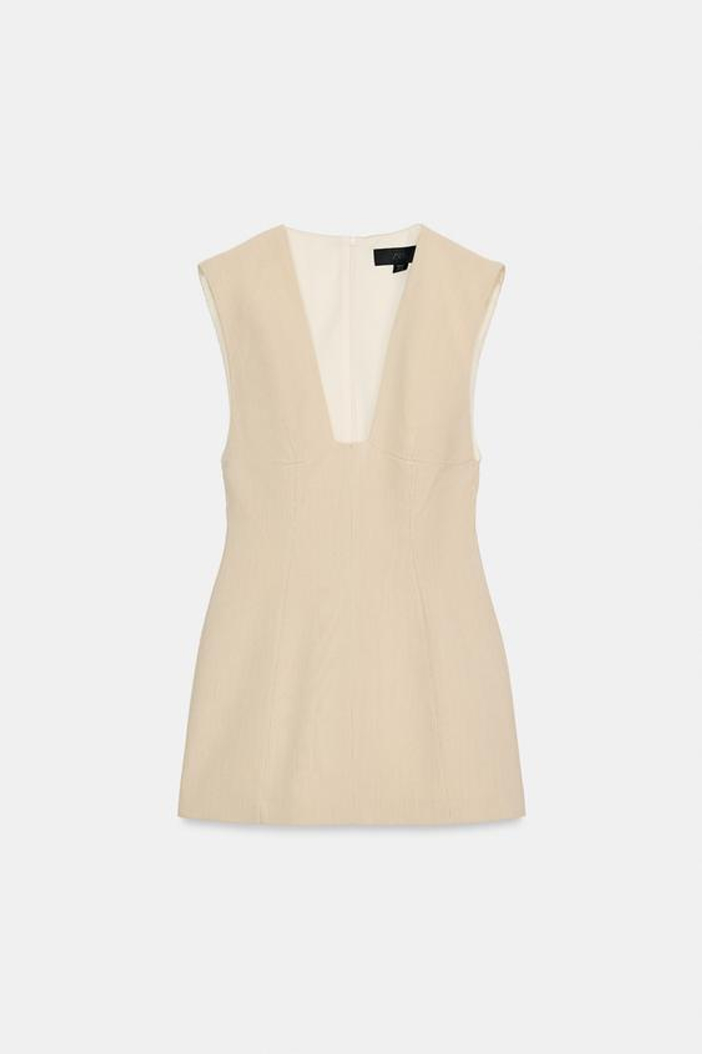 Короткое платье в полоску - ZARA