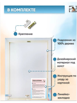 Картина на стену "Горный пейзаж" 30х40см 1шт.