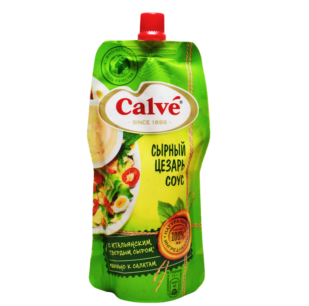 Соус Кальве Сырный Цезарь 230г
