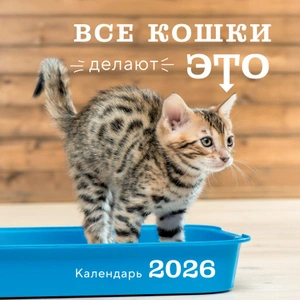 Все кошки делают это. Календарь настенный на 2026 год (300х300)