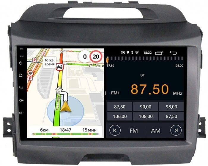 Магнитола для KIA Sportage 2010-2016 - Parafar PF537FHD на Android 13, CarPlay, 4G SIM-слот