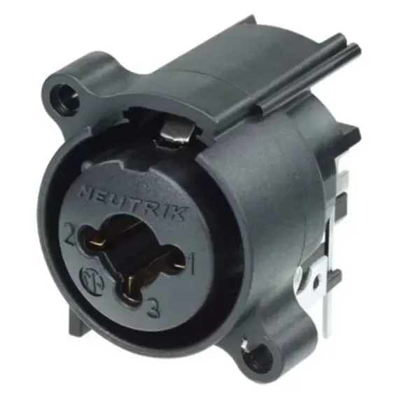 Neutrik NCJ6FI-H-0 разъем Combo, горизонт. установка на ПП без фиксатора