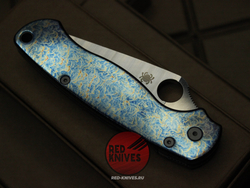 Нож Spyderco Paramilitary 2 "Огненный" Титан C81TI4