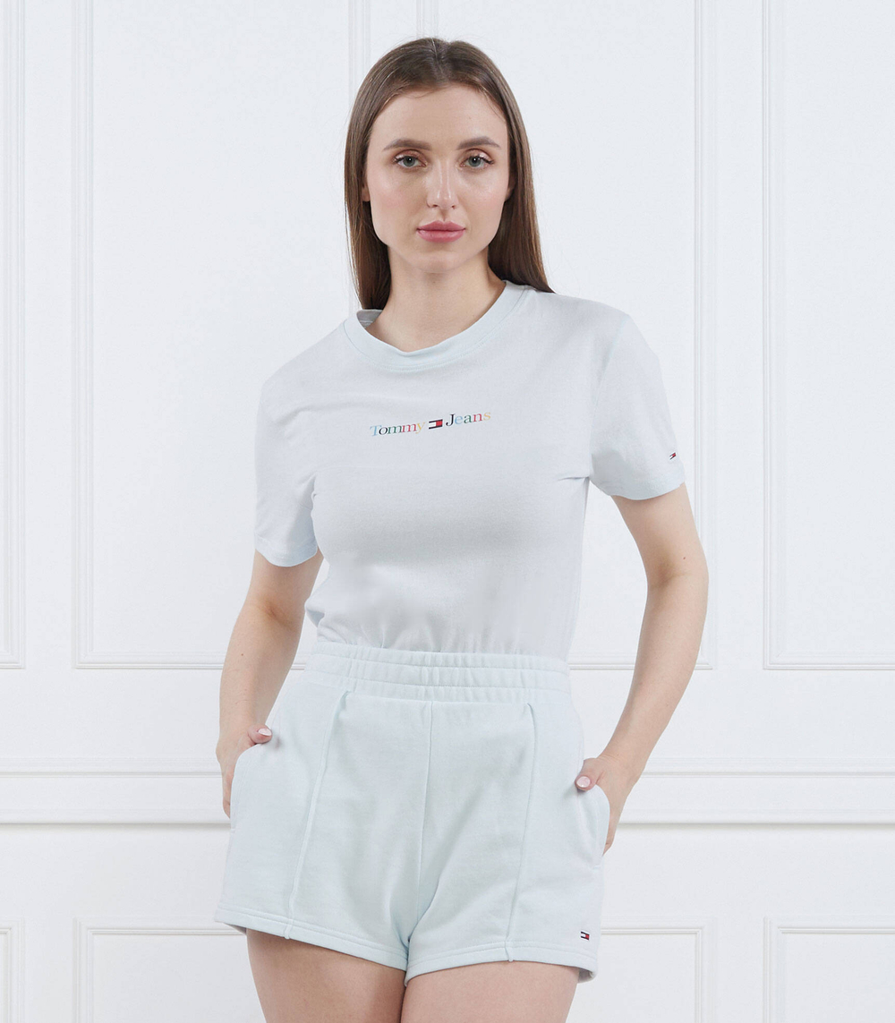 Футболка Tommy Jeans - голубой(DW0DW15447)