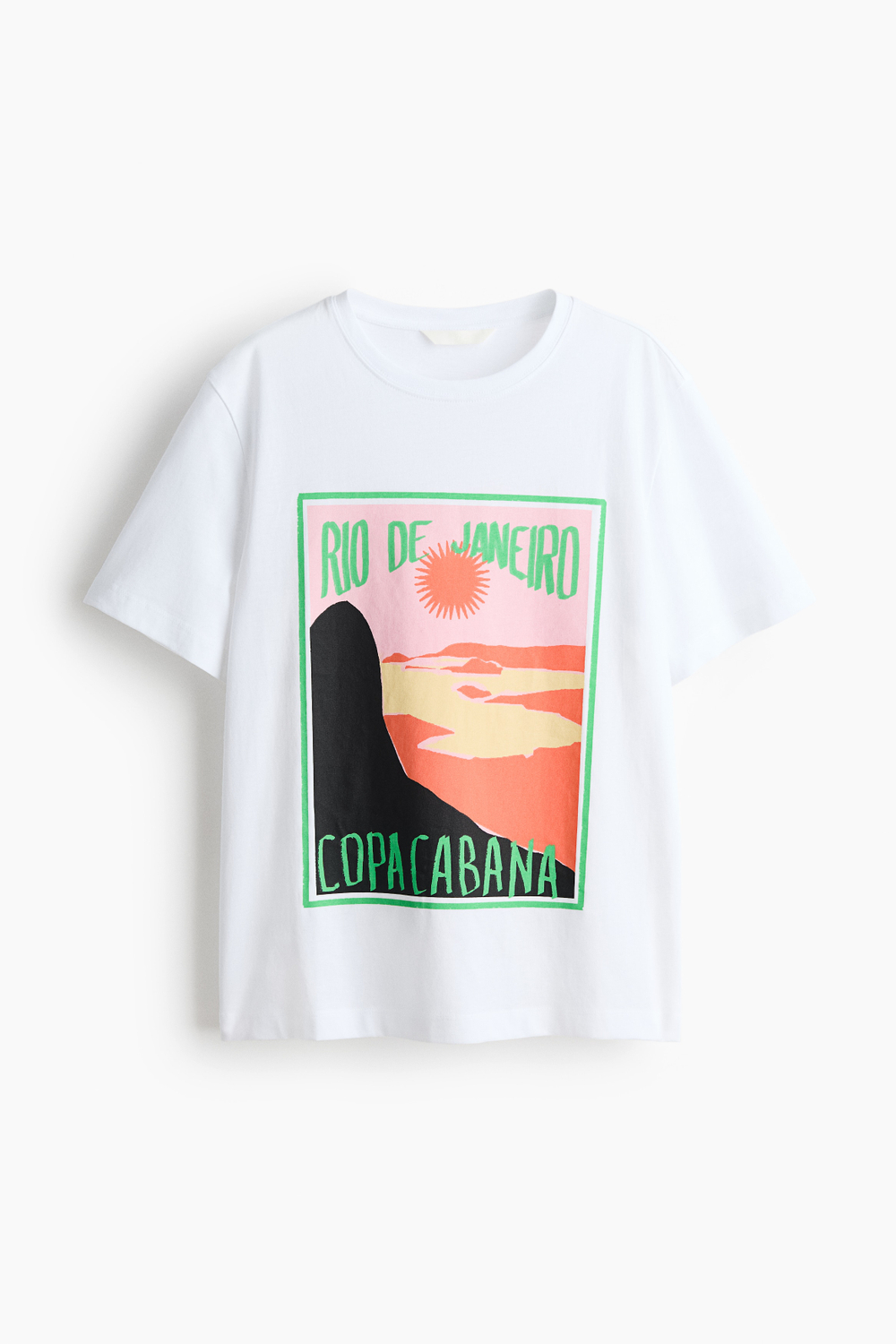 Футболка с принтом — Светло-жёлтый/Energized - H&M