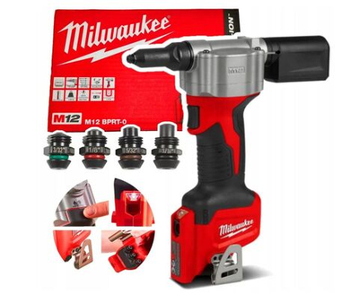 Аккумуляторный заклепочник M12 BPRT-0, Milwaukee 4933464404