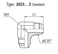 Соединение P90 JIC 1.5/8''