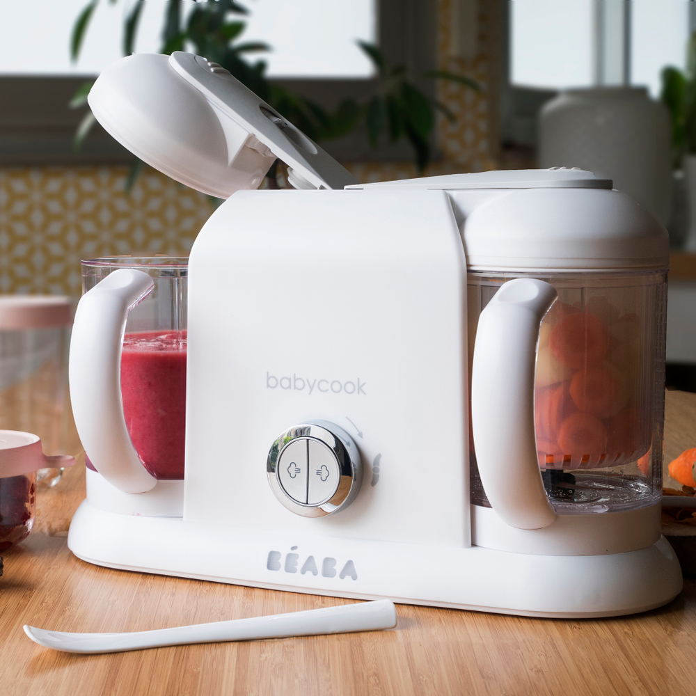 Кухонный комбайн для детского питания 5 в 1 BEABA Babycook ДУО белый