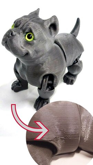 Уценка! Подвижный американский бульдог, игрушка антистресс, серый