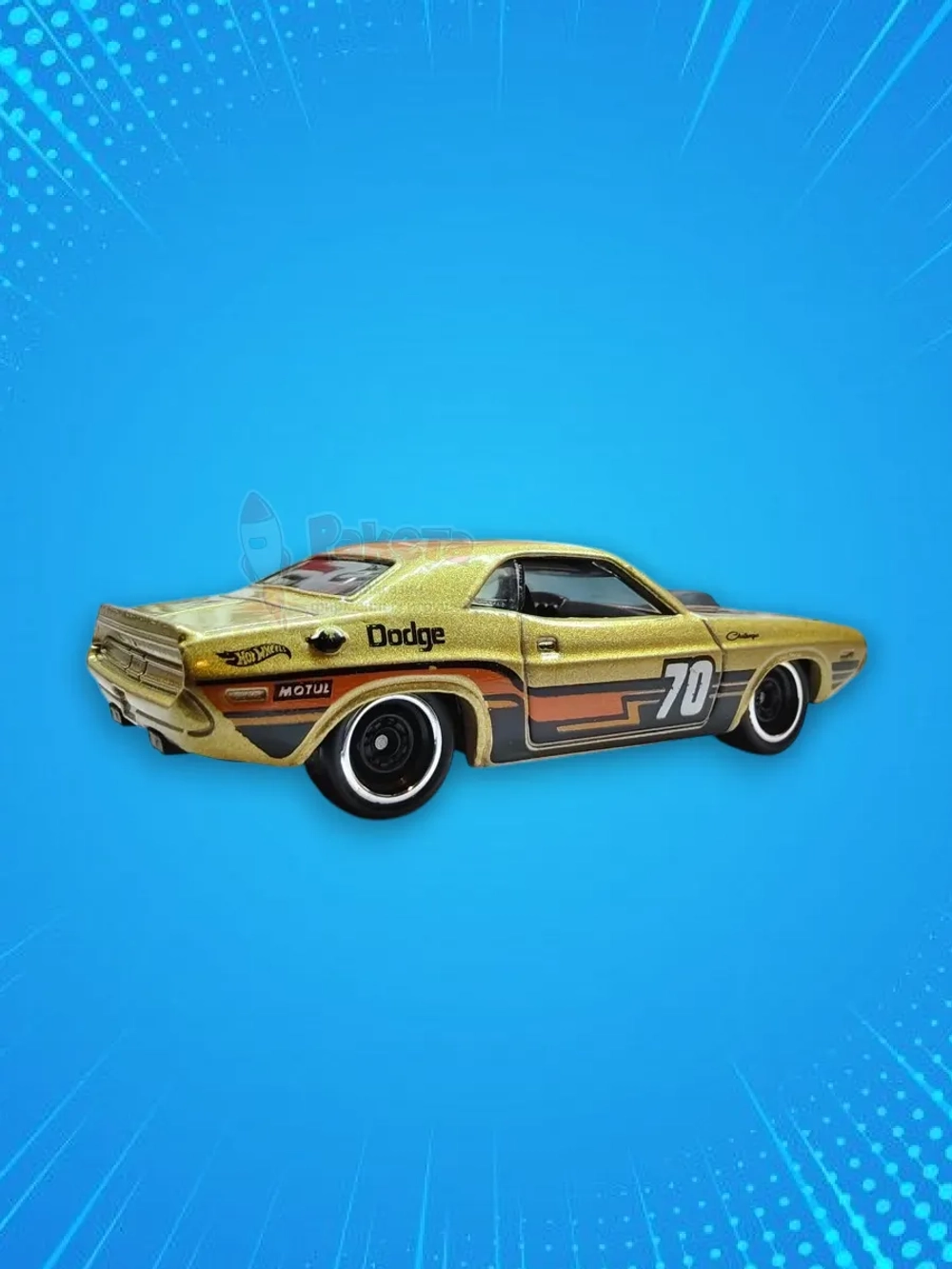 Базовая машинка Хот Вилс 70 Dodge Hemi Challenger JJJ07