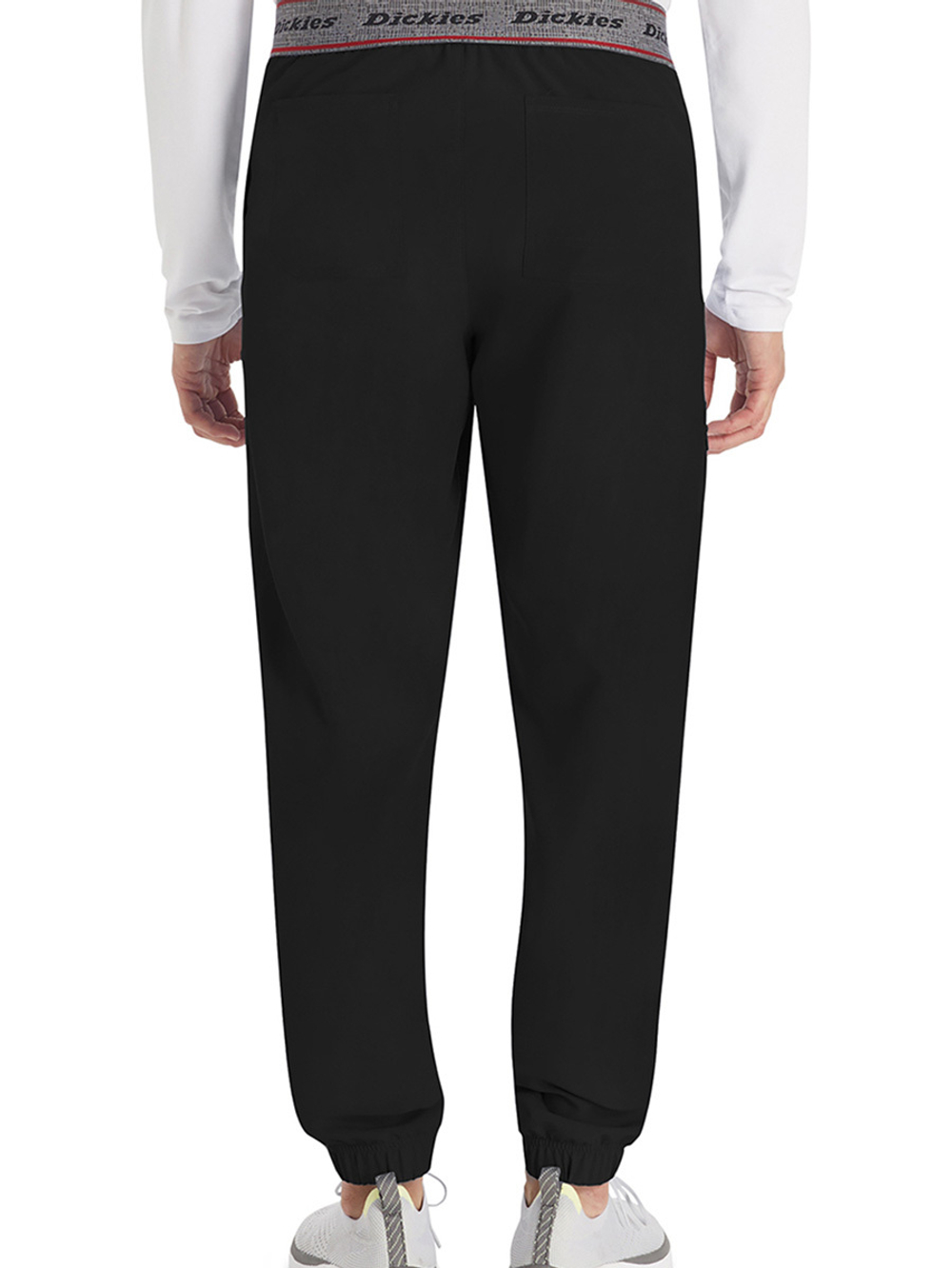 Брюки медицинские мужские Dickies DK217 на резинке со шнурком, черный, L