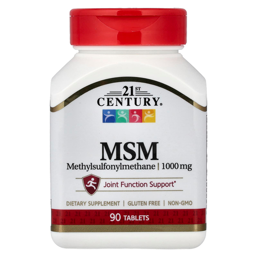 21st Century, МСМ, 1000 мг, 90 таблеток