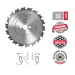 Диск пильный Woodwork 250 х 3.2 х 30H Z=18T A=15º ATB продольное пиление 33.250.18