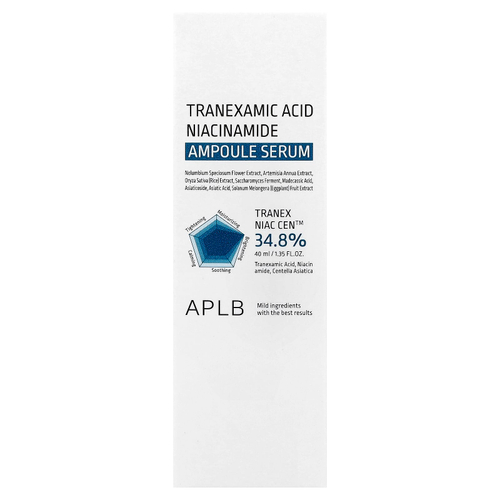 APLB, Ампульная сыворотка с транексамовой кислотой и никотинамидом, 40 мл (1,35 жидк. Унции)