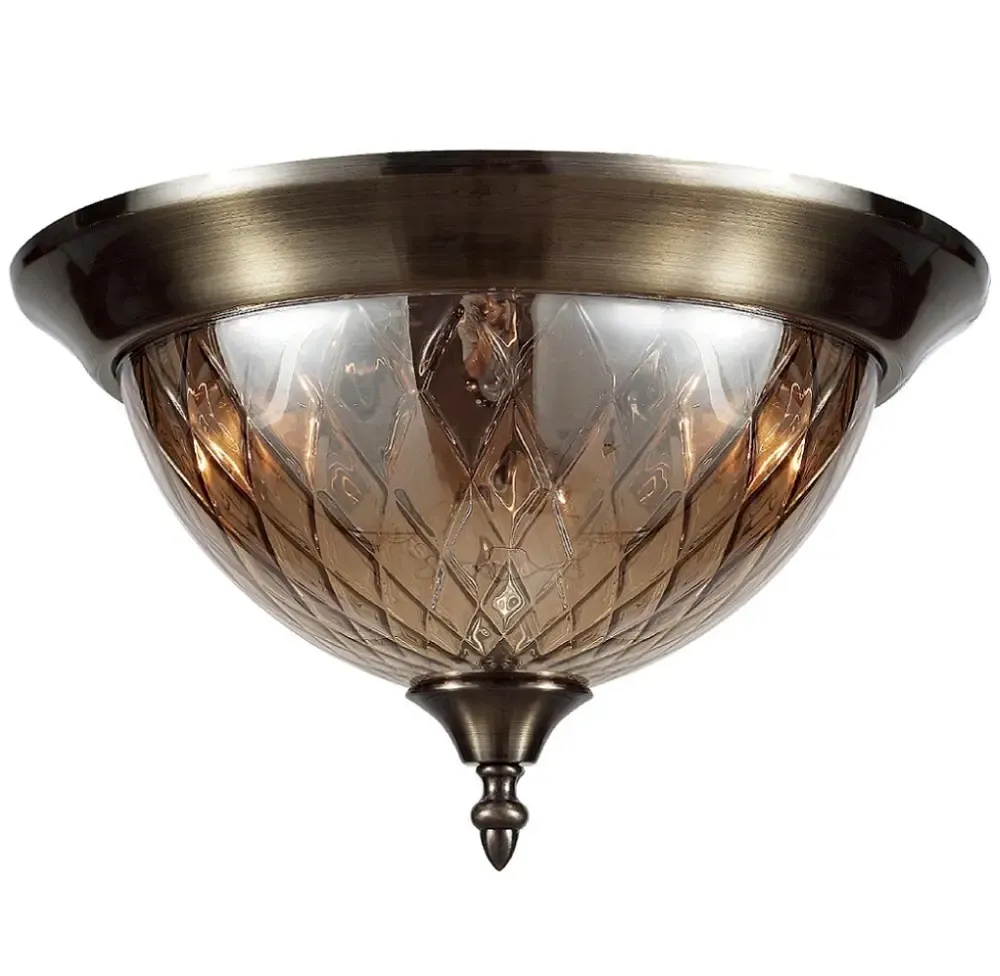 Светильник потолочный Crystal Lux NUOVO PL3 BRONZE 2550/103