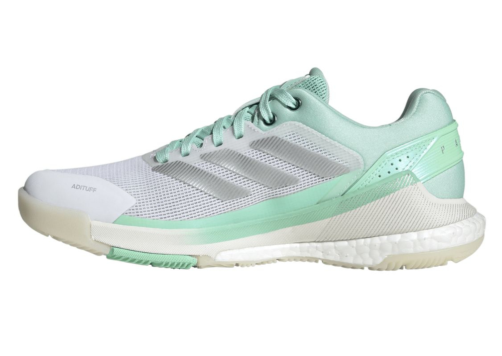 Женские кроссовки для падела Adidas Crazyquick Boost Padel - clear mint/silver metallic/pulse mint