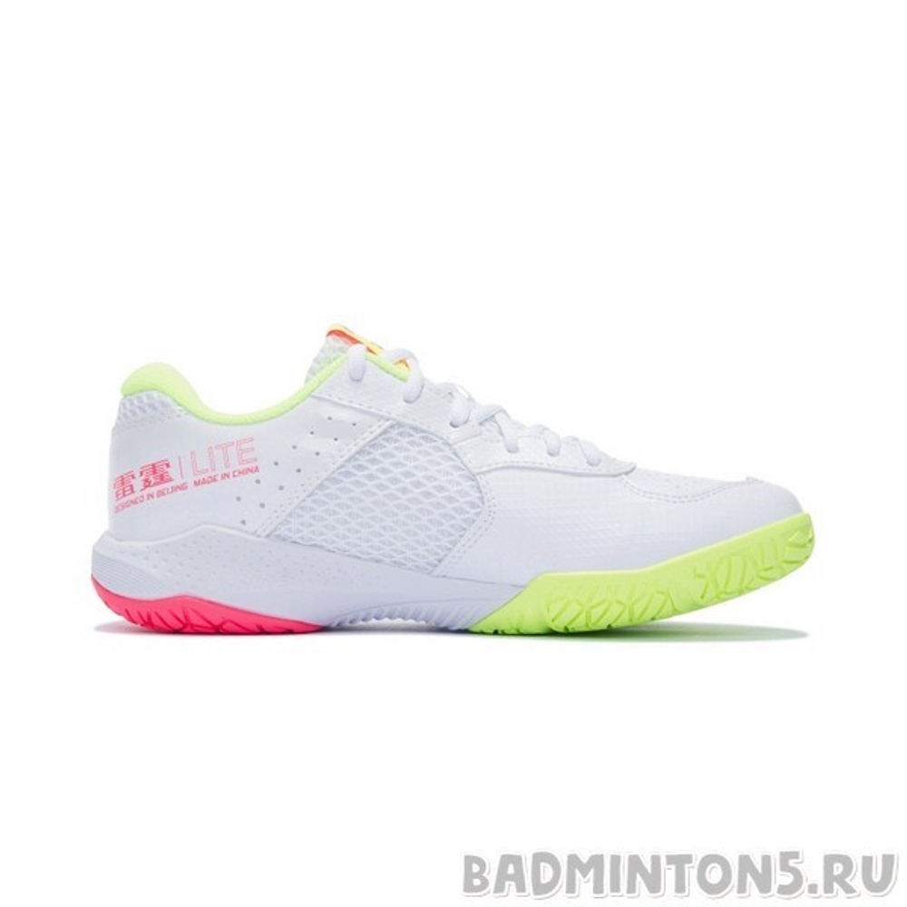 Кроссовки для бадминтона Protector 4.0 (белые/желтые) Li-NING AYTS020-5
