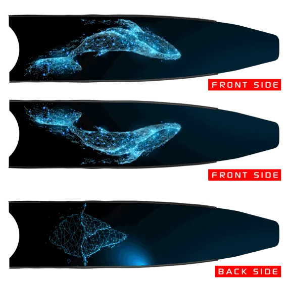 Лопасти Leaderfins Limited Edition Creature Blades (Кит), 20°, длина 80 см.