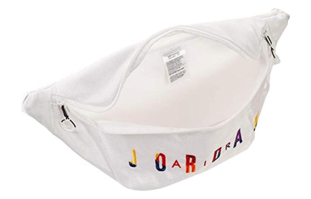 Jordan Polyester Crossbody Bag, Fanny Pack Regular Unisex White