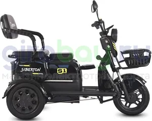 Электротрицикл SIBERTON S1 2000W (60V/21Ah) двухместный фото №5