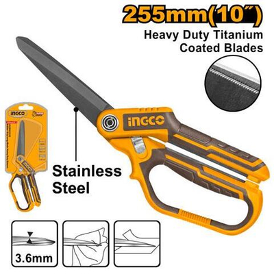 Ножницы усиленные 255 мм INGCO HSCRS832558 INDUSTRIAL