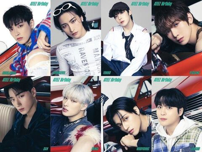 Альбом ATEEZ - BIRTHDAY 4th Japan Single Album LIMITED Edition B Version (CD + PHOTOBOOK)