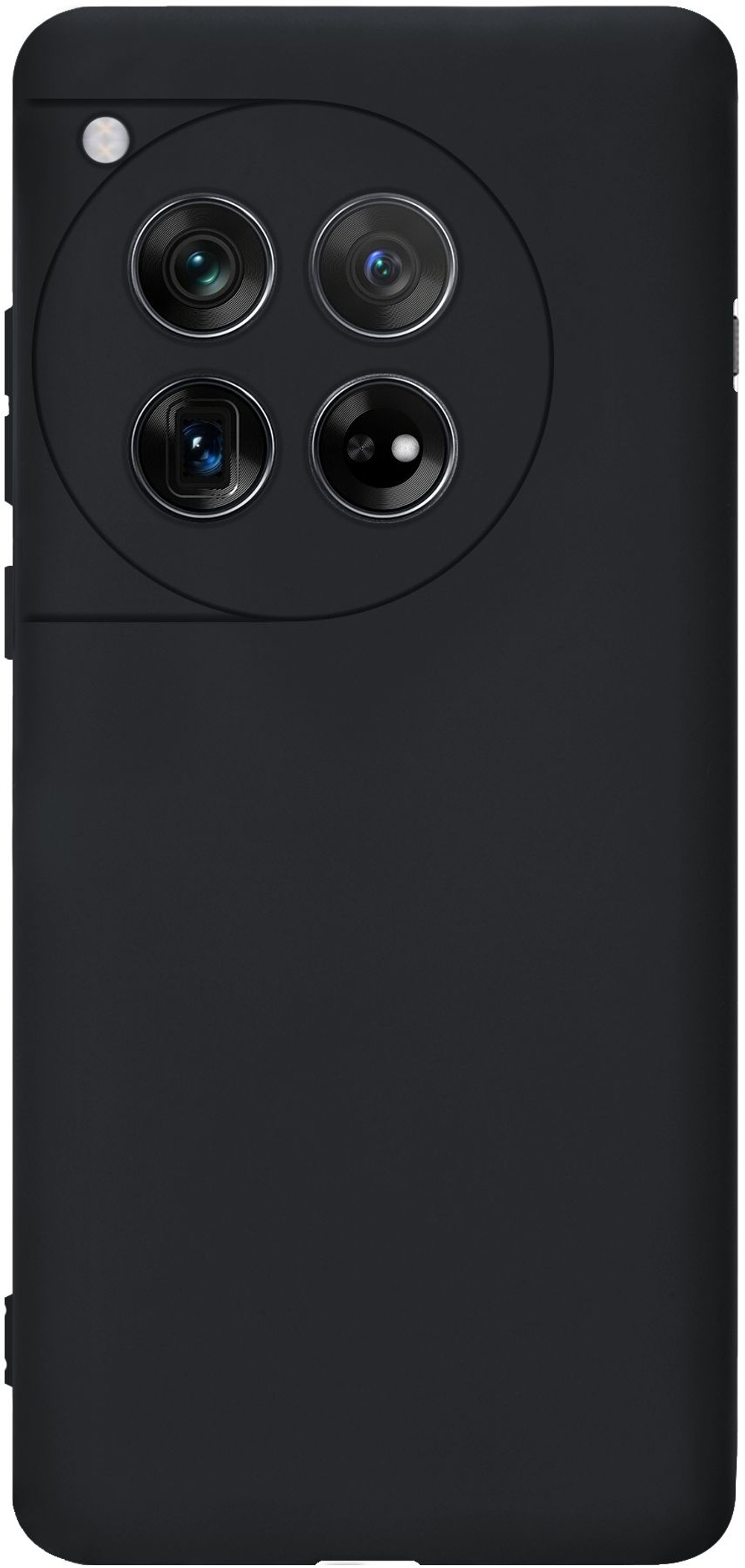 Мягкий Soft Touch чехол из силикона для ONEPLUS 12 (не 12R !) с бархатной подкладкой