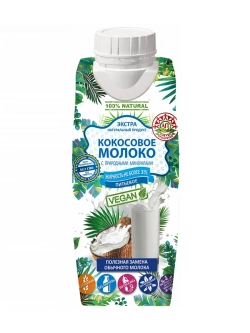 Кокосовое молоко 3% питьевое 330 мл * 2 шт