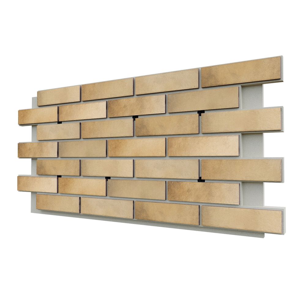 Клинкерная фасадная термопанель ЭППС Cerrad Retro brick Salt 1150x540