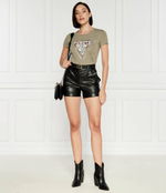 Футболка CHERRY FLOWER GUESS - хаки(W4YI26 J1314)