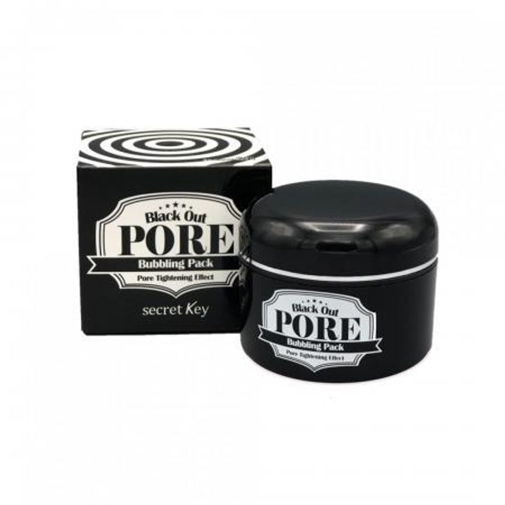 Secret Key Black Out Pore кислородная маска, 100 г