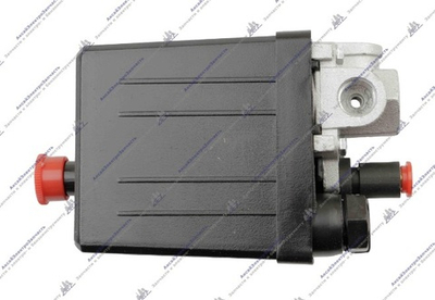Автоматика компрессора с рег. давления (220-В, 1-вх:1/2", 3-вых:1/4", Fubag) [AEZ]