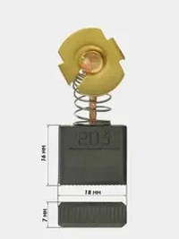 ЩЕТКА УГОЛЬНАЯ CB-203, 191953501 (191953-5) ПОШТУЧНО
