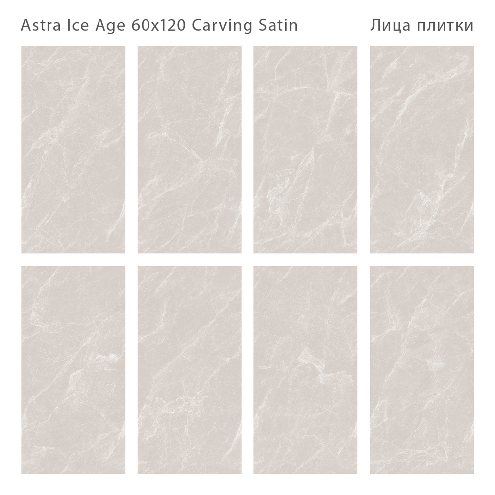 Staro LunaRossa ASTRA ICE AGE 60x120 CARVING SATIN