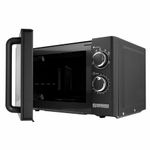 Микроволновая печь CENTEK CT-1583, объем 20 л, мощность 700 Вт, механическое управление, черная, CT-1583 Gray