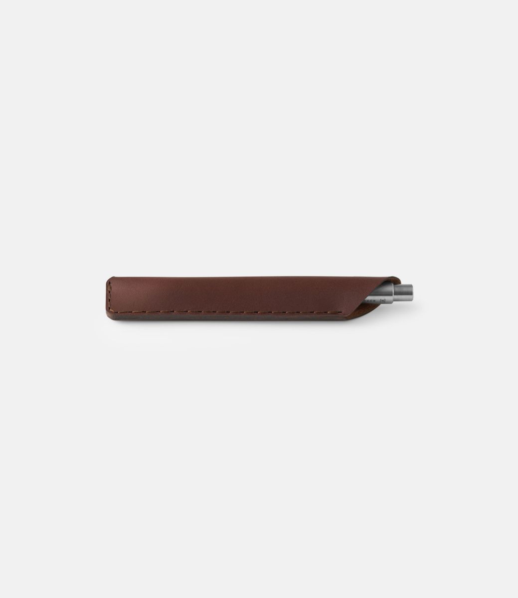 Wingback Leather Sleeve Chestnut — чехол для ручки