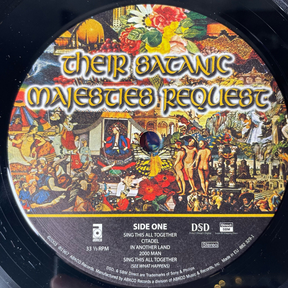 Винтажная виниловая пластинка LP The Rolling Stones Their Satanic Majesties Request (Европейский Союз 2003)