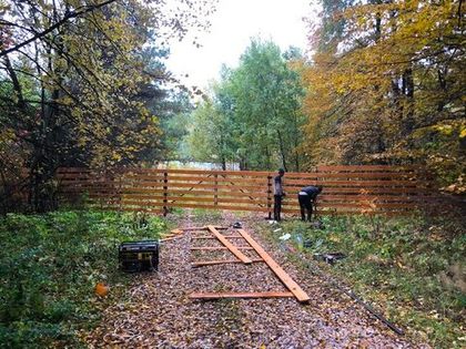 В Северной части «Усадьбы Романово» установлены дополнительные ворота