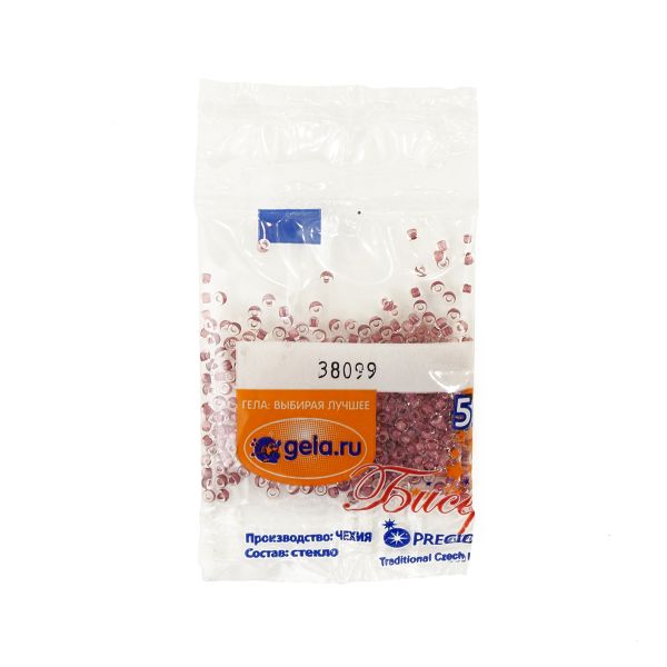 Бисер Preciosa 10/0, 50 г (10 шт по 5 г), цв.38099