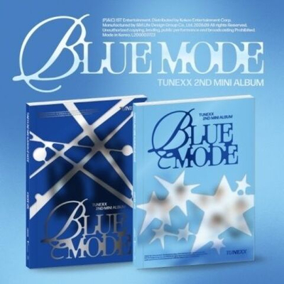 Альбом TUNEXX - BLUE MODE 2nd Mini Album 2 Version SET