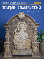 Резная икона из дерева