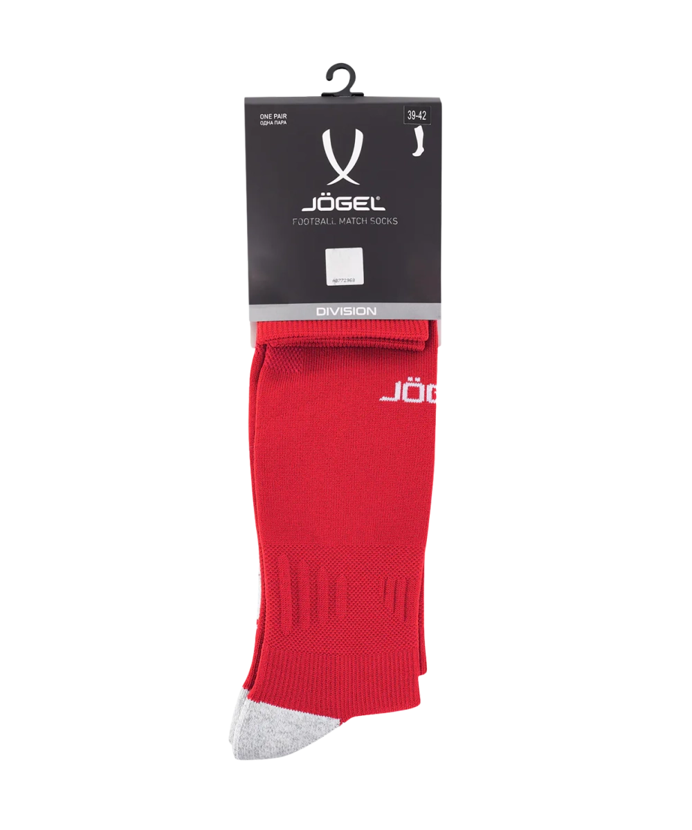 Гетры футбольные Match Socks, красный