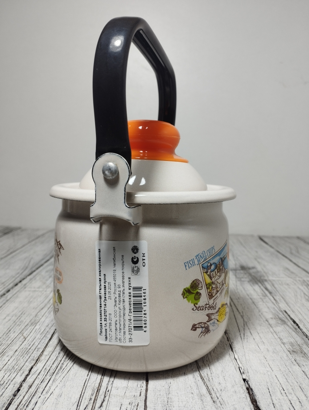 Чайник 1 л с рисунком Греческая кухня 27071/4