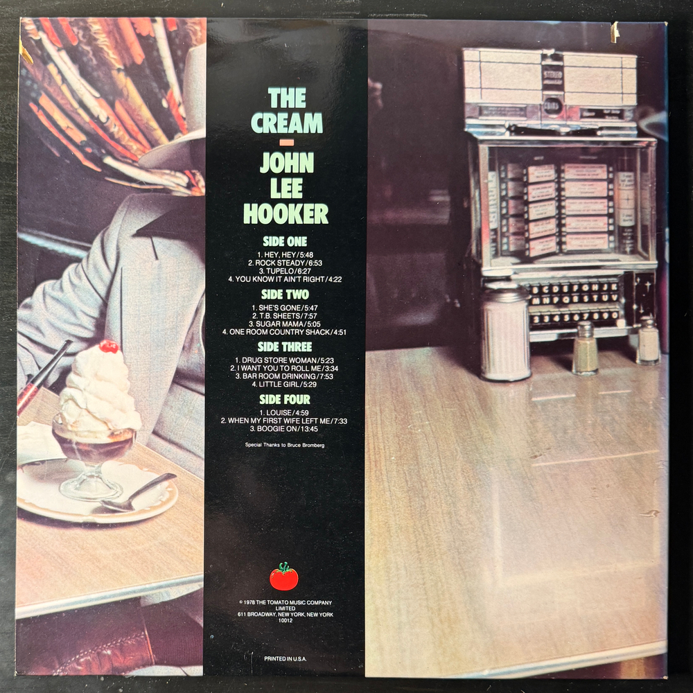 John Lee Hooker ‎– The Cream 2LP (США 1978г.)