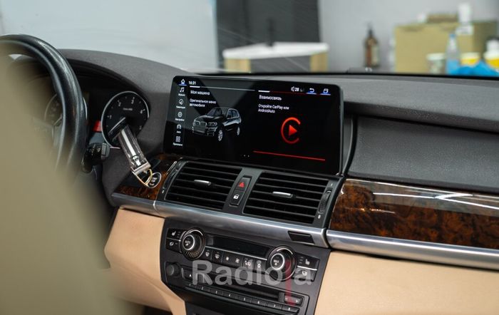 Магнитола для BMW X5 F15, X6 F16 2014-2017 NBT - RDL-1245-L монитор 12.3" на Android 13, Быстрая, CarPlay, 4G SIM-слот
