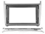 Магнитола для Volkswagen Polo 5 2009-2020 (рамка серебро) - Teyes LUX ONE ROUND монитор 12.3" 2K QLED на Android 10, Быстрая, CarPlay, 4G SIM-слот
